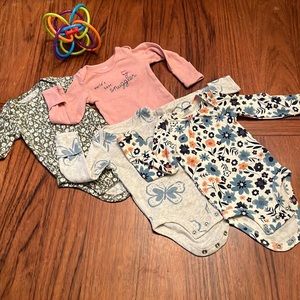 Carter’s Just One You Ling Sleeve Onesie Bundle